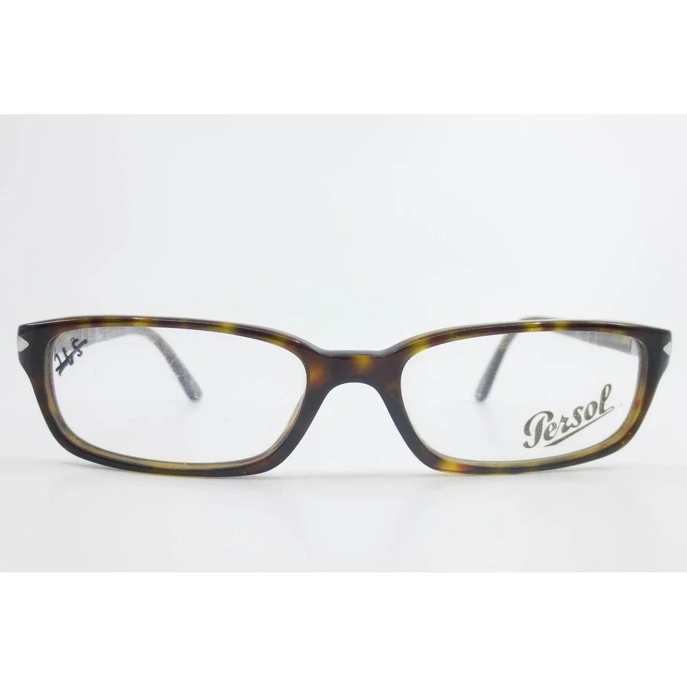 Persol 2973-V 24 Dark Havana Tortoise Rectangular Eyeglasses Frames 50-16-140